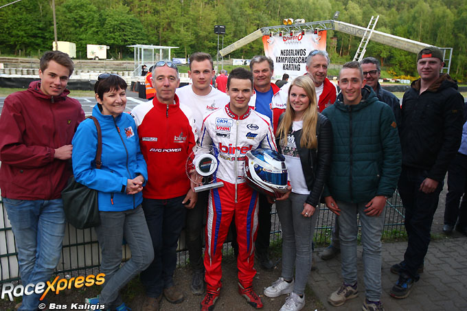 Winst en beker voor Jordi van Moorsel